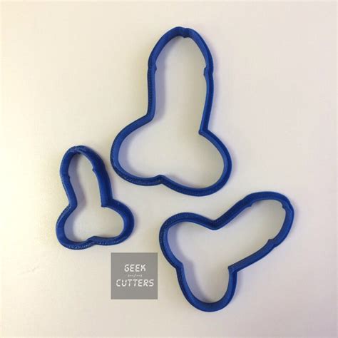 Penis Cookie Cutter Set Dishwasher Safe Option 3d Etsy