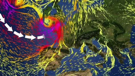 Vents à 170km h possible vigilance rouge La tempête Ciaran attendue