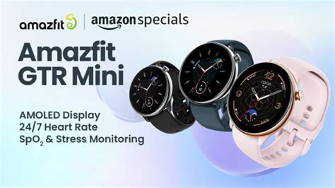 Amazfit Gtr Mini Smartwatch With Amoled Display Bt Calling Gps