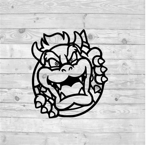 Bowser SVG, Instant Download, Svg Png Dxf, Cricut, Cameo, Silhouette ...