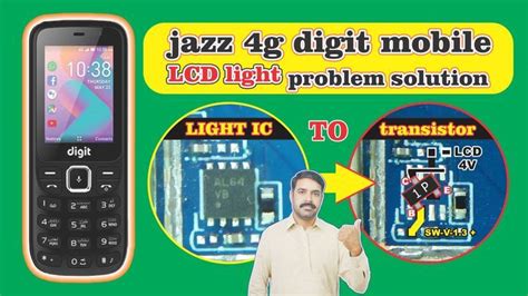 Jazz 4G Digit Mobile LCD Light Problem Solution