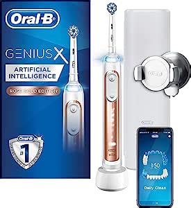 Oral B Genius X Mit K Nstlicher Intelligenz Rose Gold Elektrische