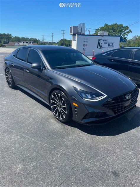 2020 Hyundai Sonata With 20x85 35 Karma Kustoms K12 And 24535r20