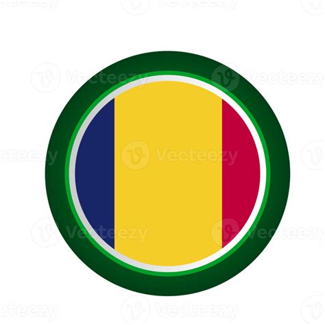 Chad Flag Country Png