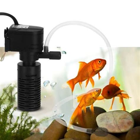 3W Mini filtre d aquarium pompe à oxygène d aquarium norme européenne