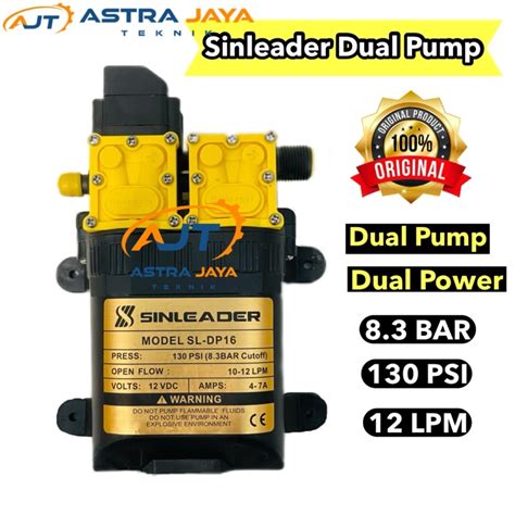 Jual Pompa Dc V Double Pump Motor Psi Original Sinleader High