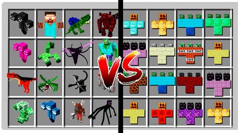 Minecraft All Kinds Of Bosses And Titans Vs Golems Mods In Minecraft