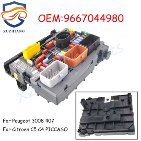 Under Bonnet Fuse Box BSM Module 9667044980 For Peugeot 3008 407