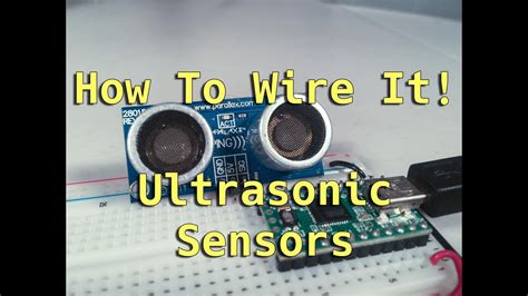 How To Wire It Ultrasonic Sensors Ping Youtube