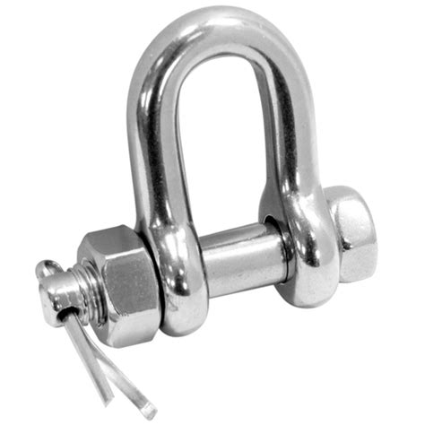 Dee Shackle Forged Load Rated Stainless Steel Steelgear