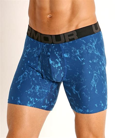 Under Armour Tech Mesh Front 6 Boxerjock 2 Pack Emotion Blue 1363621