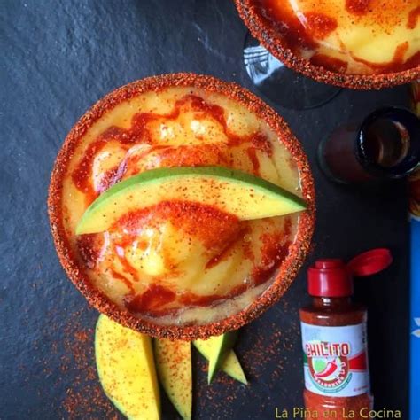 Mango Margarita With Chamoy Mangonada La Piña En La Cocina