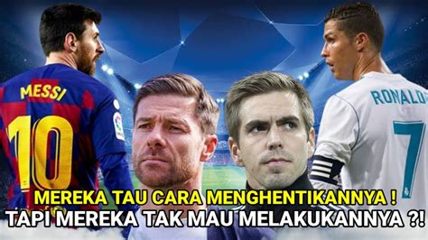 Jenius Xabi Alonso Dan Lahm Tak Mau Menghentikan Messi Dan Ronaldo