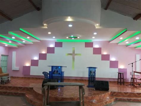 Church Ceiling Design; Gypsum Design Ceiling Ideas for Sanctuary/Altar