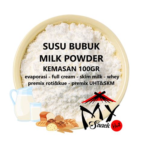 Jual Susu Bubuk Skim Full Whole Whey Premiks Premix Uht Rendah Lemak