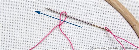 How to untie a knot on a stitching thread – Faby Reilly Designs