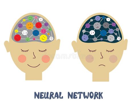 Neurons and Human Emotions Illustration Stock Vector - Illustration of human, cartoon: 78617802