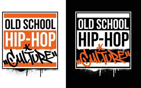 Urban Street Art Hip Hop Graffiti Designs Streetwear Typography Vector