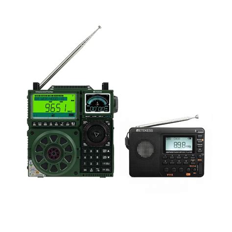 Retekess Tr Fm Mw Sw Lsb Air Cb Vhf Uhf Portable Full Band Digital