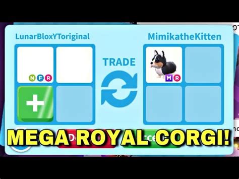 OMG THEY OFFERED ME A MEGA ROYAL CORGI FOR MY OUT GAME NEON LEG