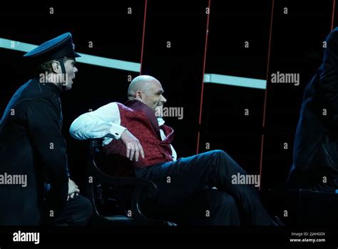April 19, 2022. - Russia, Moscow. - Moscow Academic Satire Theatre ...