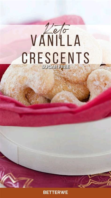 Vanilla Crescents New Years Recipe Low Carb Gluten Free Healthy