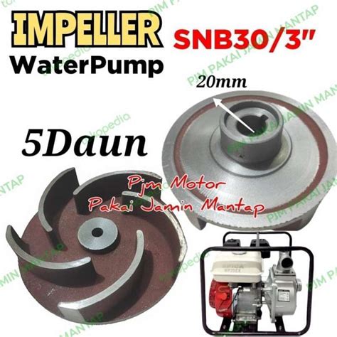 Jual Daun Impeller Kipas Pompa Air Alkon Irigasi Sawah Inci Inci