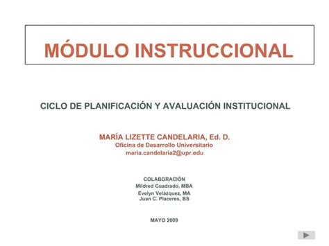 Ppt Ciclo De Planificaci N Y Avaluaci N Institucional Mar A Lizette