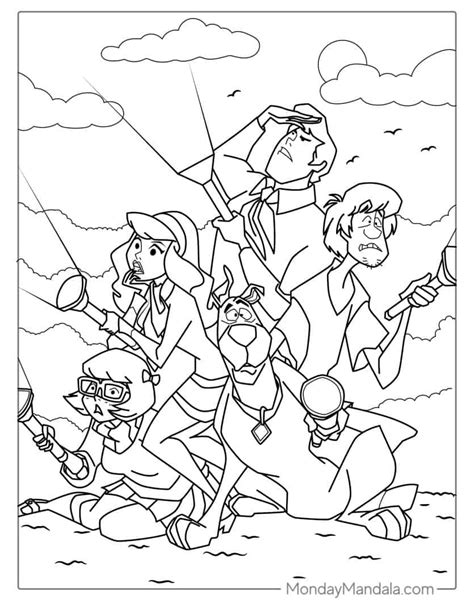 30 Scooby Doo Coloring Pages Free Pdf Printables