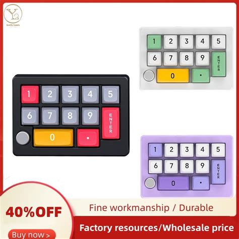 13 Key Macro Programmable Keyboard Fully Hot Swappable Mechanical Switch 7 Color RGB Light