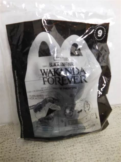 BLACK PANTHER WAKANDA Forever 2022 McDonald S Happy Meal Toy Black