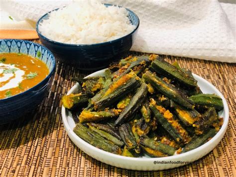 Stuffed Bhindi With Besan Recipe Easy Bharwan Bhindi Besanwali