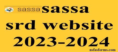 Sassa Srd Website Nsfas And Universities Online Application