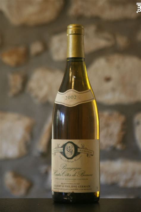 Buy Wine Bourgogne White Domaine Gilbert Et Philippe Germain