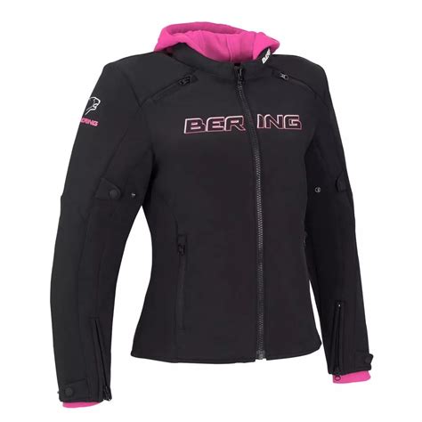 Blouson Bering Lady Jaap Evo Noir Fuchsia Fuchsia Noir Rose Blousons