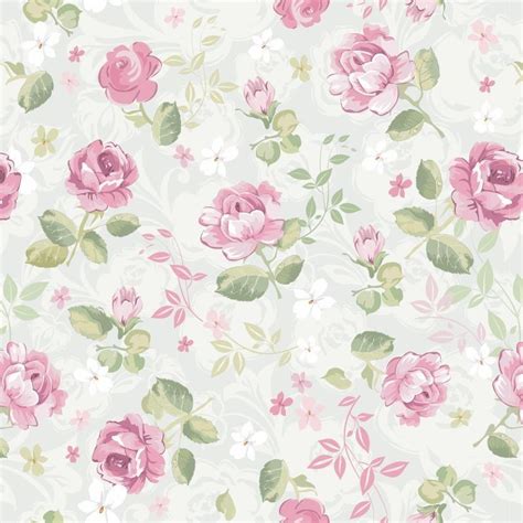 Papel De Parede Floral Rosas 34 Jmi Decor Elo7 Papel De Parede