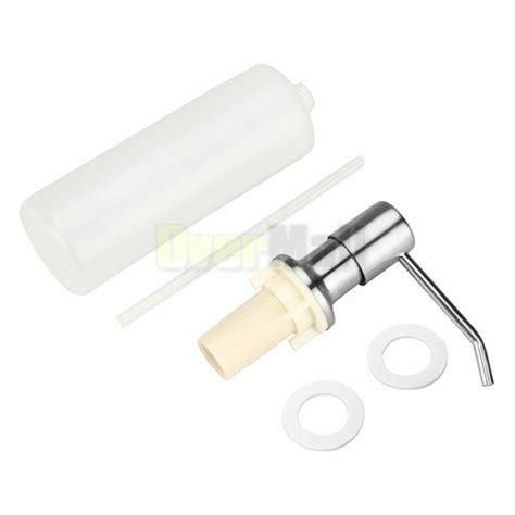 Dispensador De Jabon Para Fregadero De Cocina Niquel Cepillado El Y Kit