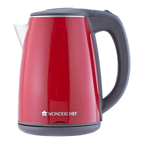 Wonderchef Crimson Edge Electric Kettle 1500W Stainless Steel Body