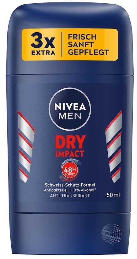 Nivea Dry Impact For Men Deo Roll On Testberichte Bei Yopi De