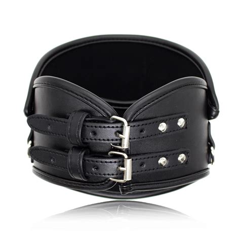 Quality Leather Posture Fetish Neckcollar Neck Corset Collar Restraint