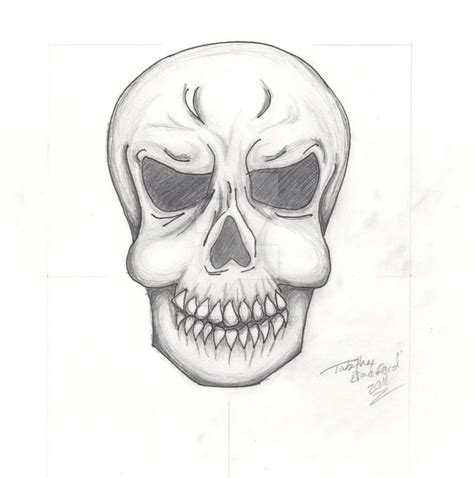 Skull with Shading by somechick73 on DeviantArt