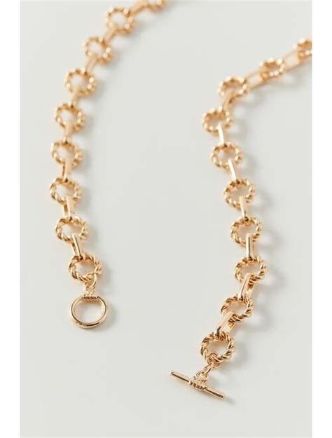 Buy Urban Outfitters Yvette Chain Toggle Necklace Online Topofstyle