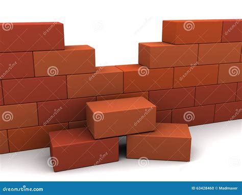 Brick Wall Stock Illustration Illustration Of Industry 63428460