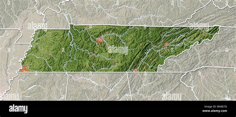 Tennessee Mountains Map