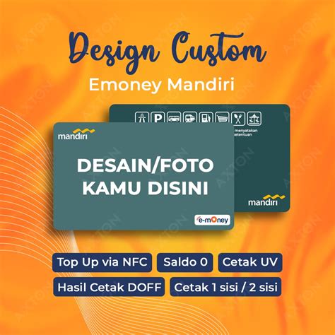 Jual Custom Print Uv Kartu E Money E Toll E Money Mandiri Tapcash Bni