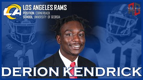 LOS ANGELES RAMS Derion Kendrick ᴴᴰ YouTube