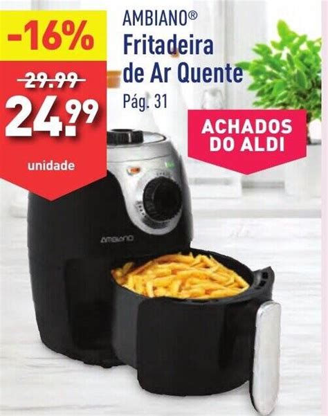 Promo O Ambiano Fritadeira De Ar Quente Em Aldi