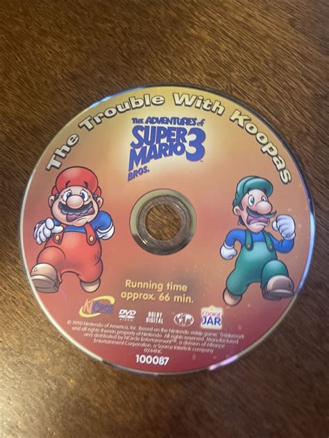 The Adventures Of Super Mario Bros 3 The Trouble With Koopas Dvd Only Ebay