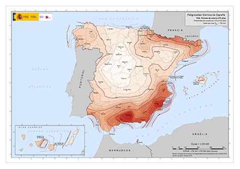 Mapas de sismicidad y peligrosidad Instituto Geográfico Nacional