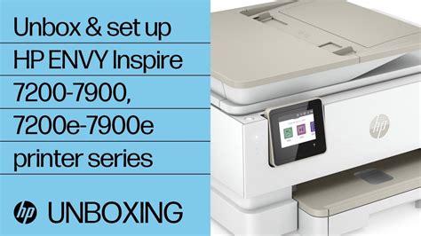 HP ENVY Inspire 7200 7900 7200e 7900e Printers First Time Setup HP